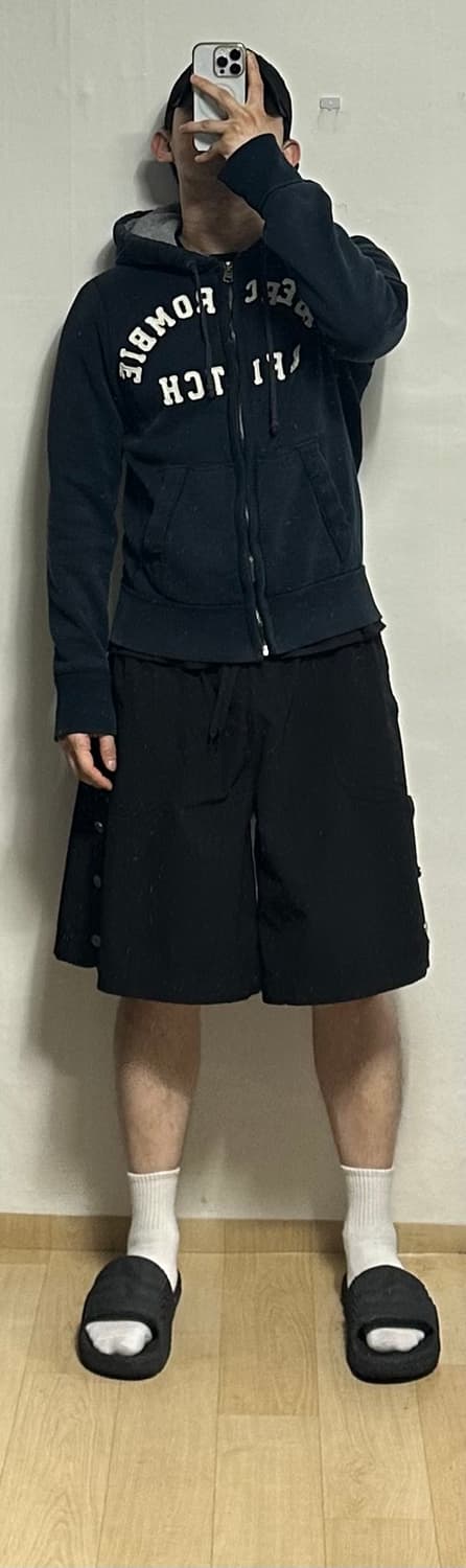 아베크롬비 로고 후드집업 상품이미지7