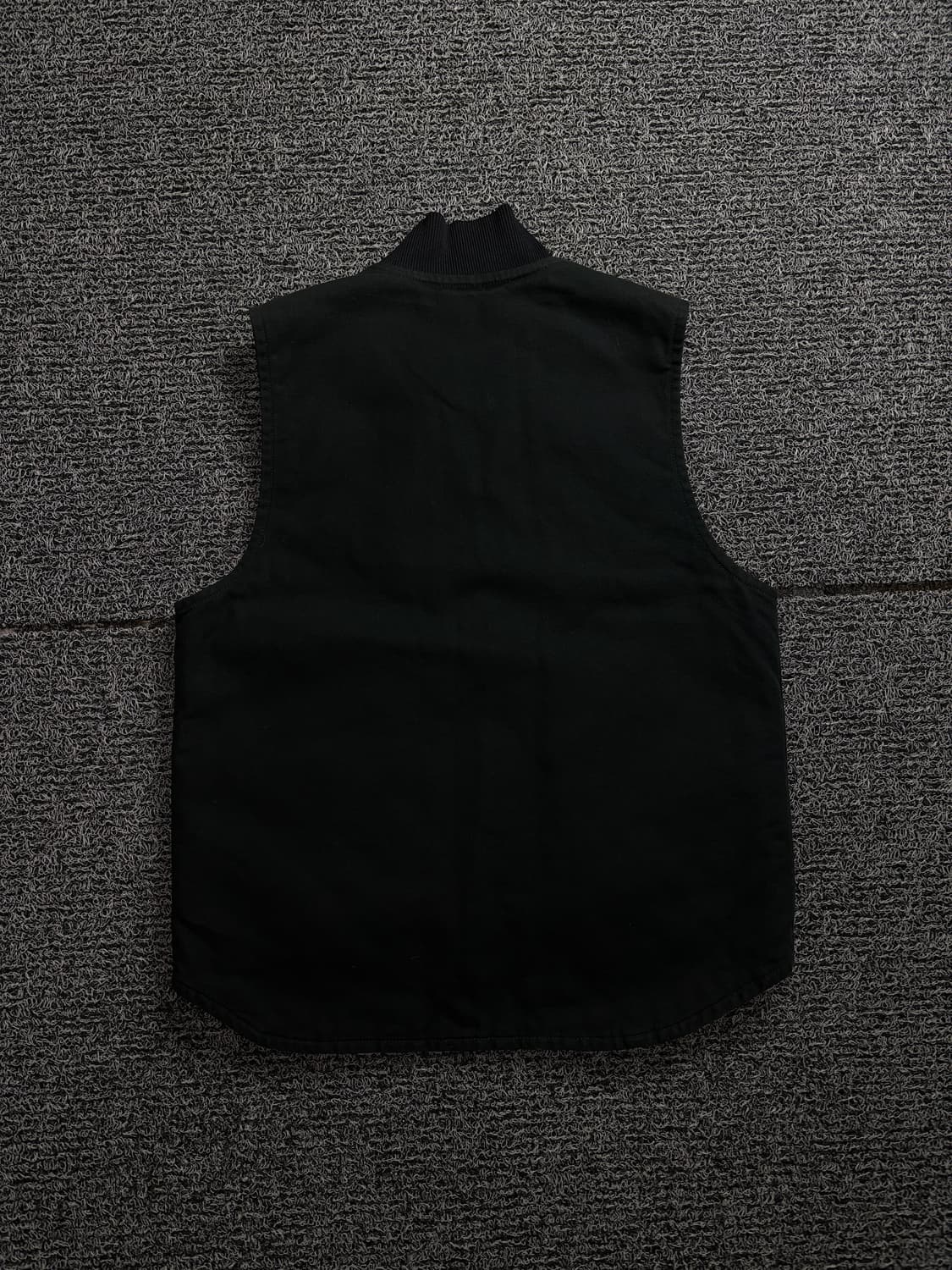 칼하트 USA 오리지날 덕캔버스 워크 베스트 블랙 1844 상품이미지4