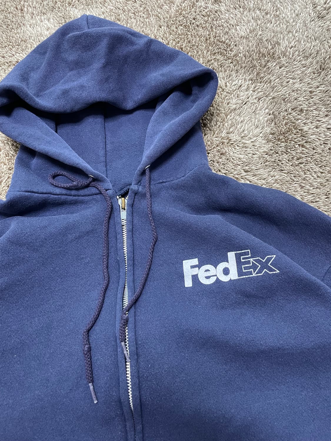 90s vintage fedex hoodie zip빈티지 페덱스 후드집업 상품이미지3