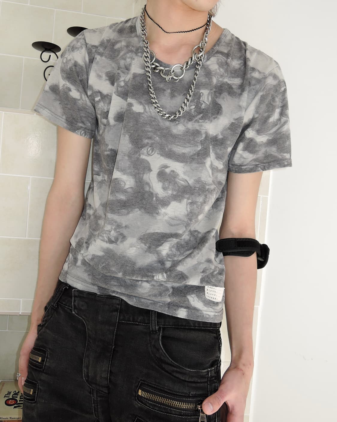 Smoke Pattern T-shirt 상품이미지2