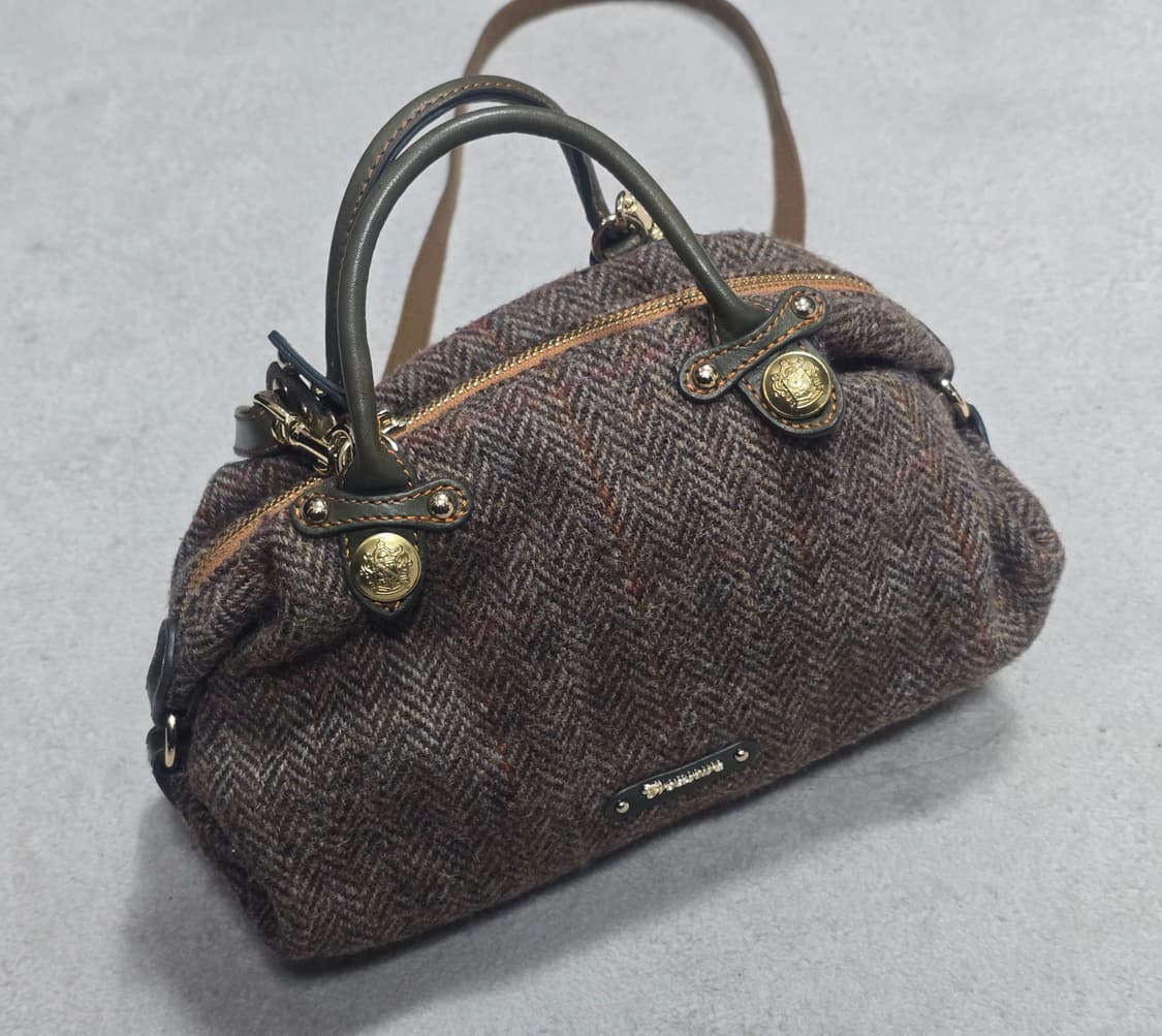 해리스 트위드 울 토트 크로스백 상품이미지3