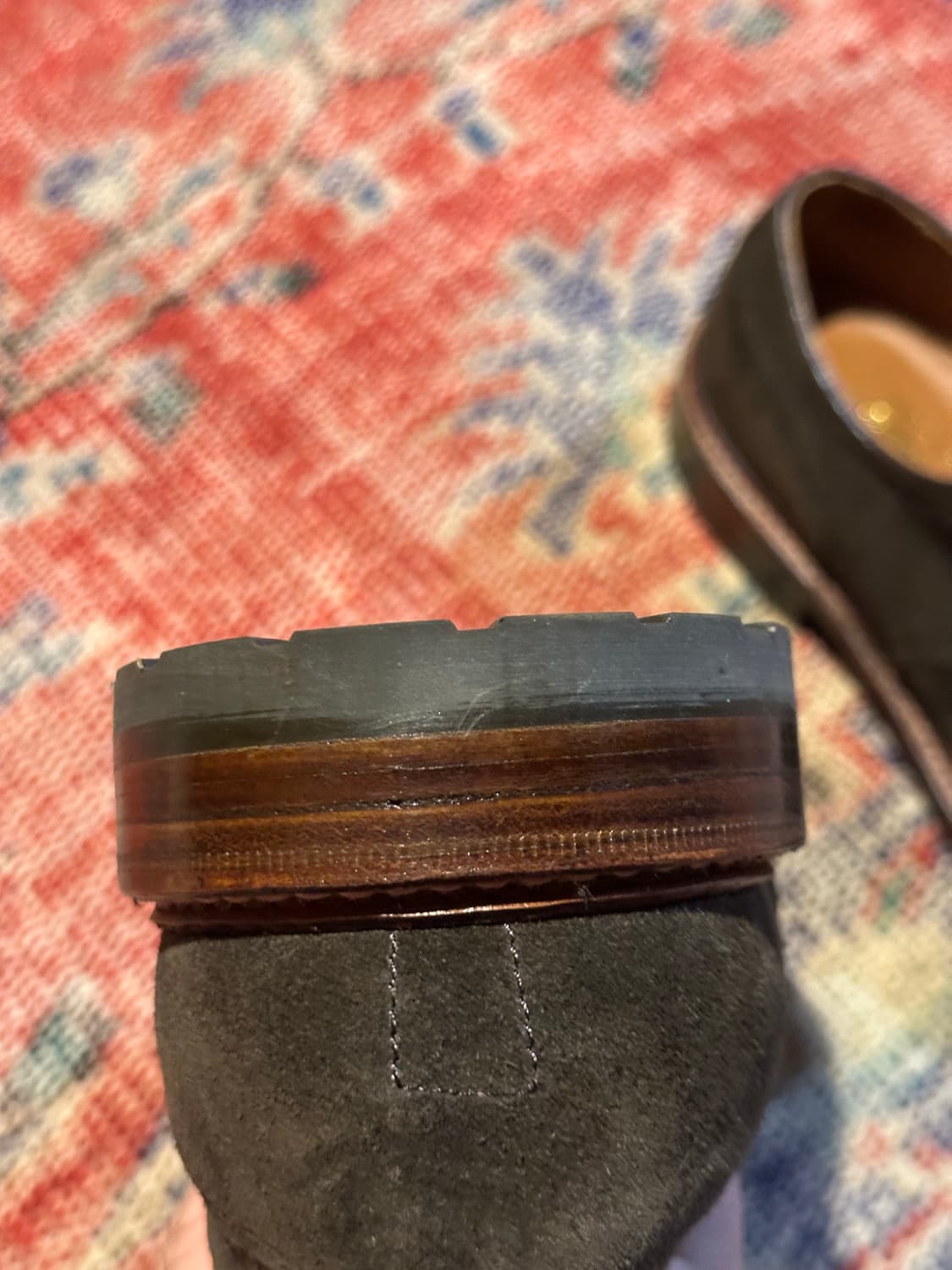 알든 D0603C 다크그린스웨이드 레인지목 코만도솔 상품이미지8