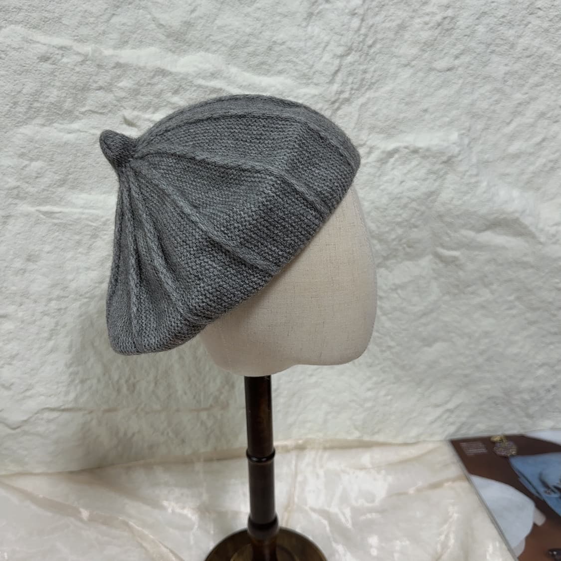 빈티지 그레이 프랑스수입 베레모 화가모자 비비모자 상품이미지2