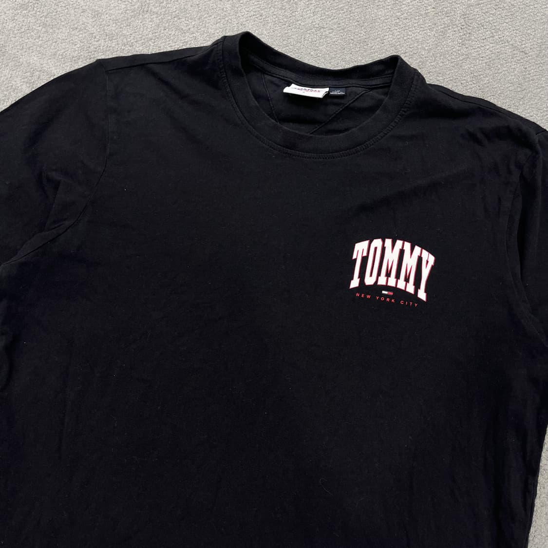 S 타미힐피거 블랙 반팔 티셔츠 상품이미지2