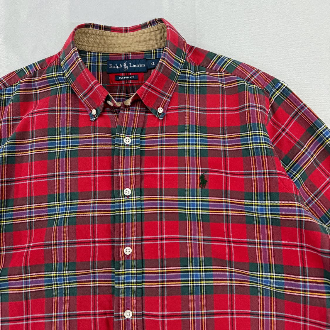 랄프로렌 폴로 버튼다운 체크 셔츠 (XL)  상품이미지2