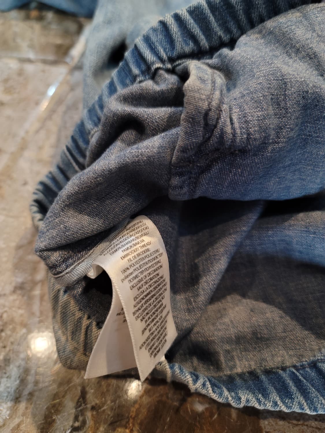 폴로 랄프로렌 깃발 자수 데님자켓  상품이미지5