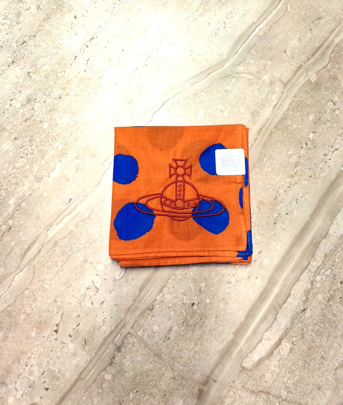 비비안웨스트우드 면 손수건 3 (새상품 with Case) 상품이미지2