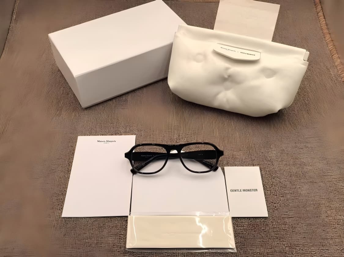 [정품/풀구성] 젠틀몬스터 x 메종 마르지엘라 MM113 블랙 안경 상품이미지1