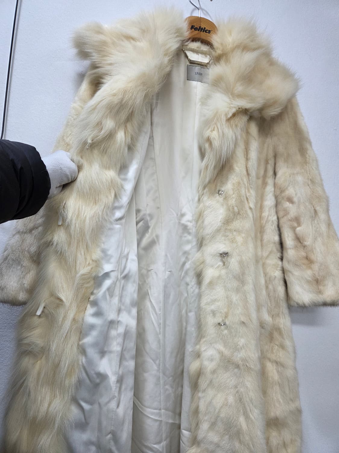 YK038 천연밍크 롱코트 폭스퍼카라 Y2K 상품이미지5