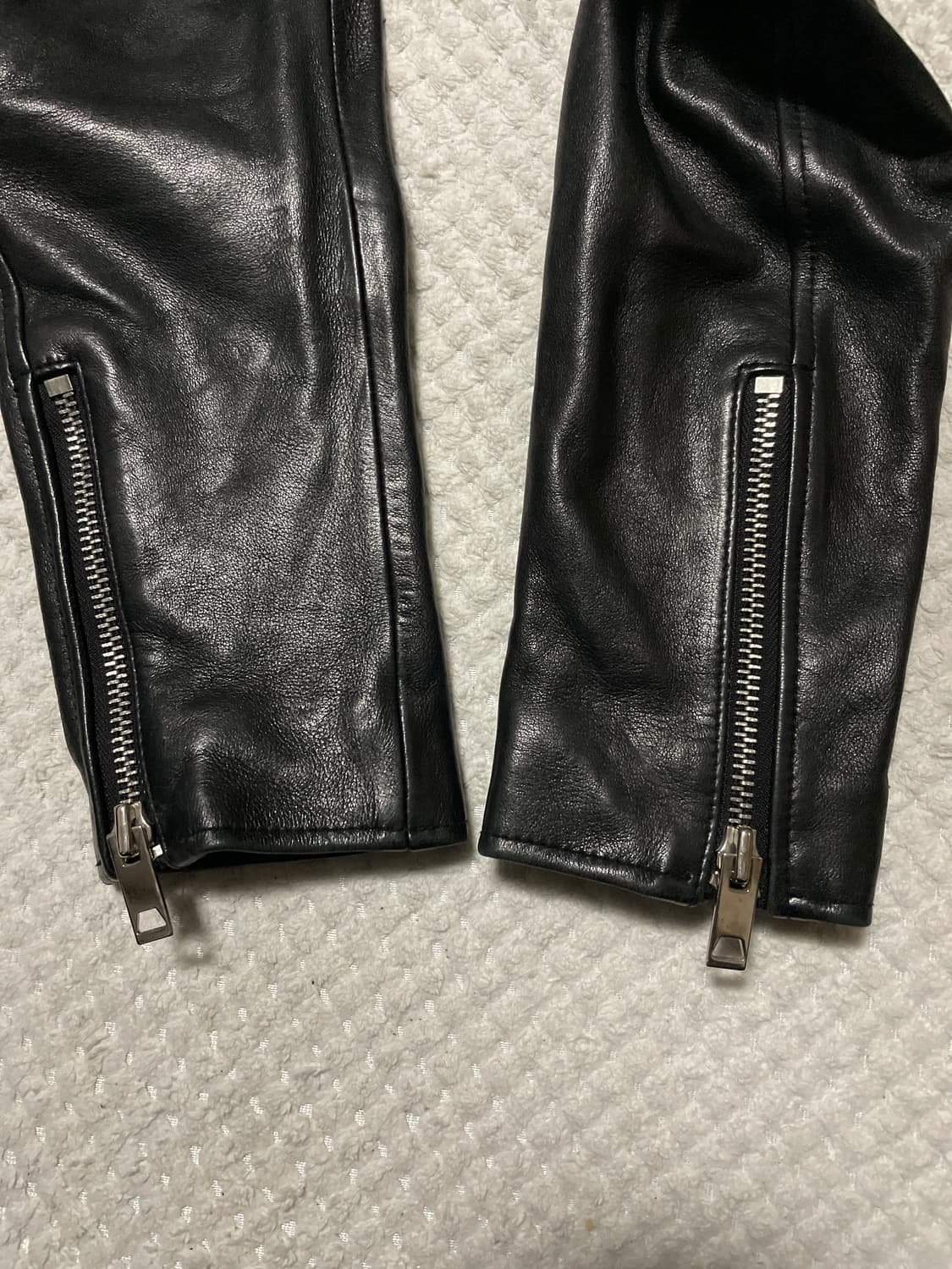 광희시장 웨스턴 무드 램스킨 양가죽 라펠 레더 자켓 상품이미지6