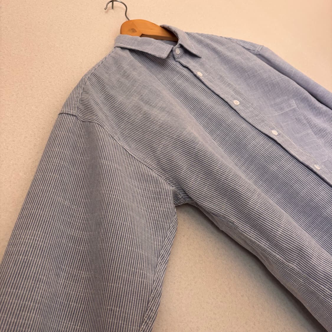 파르티멘토 박스핏 L 셔츠 남방 스트라이프 캐주얼 상품이미지4
