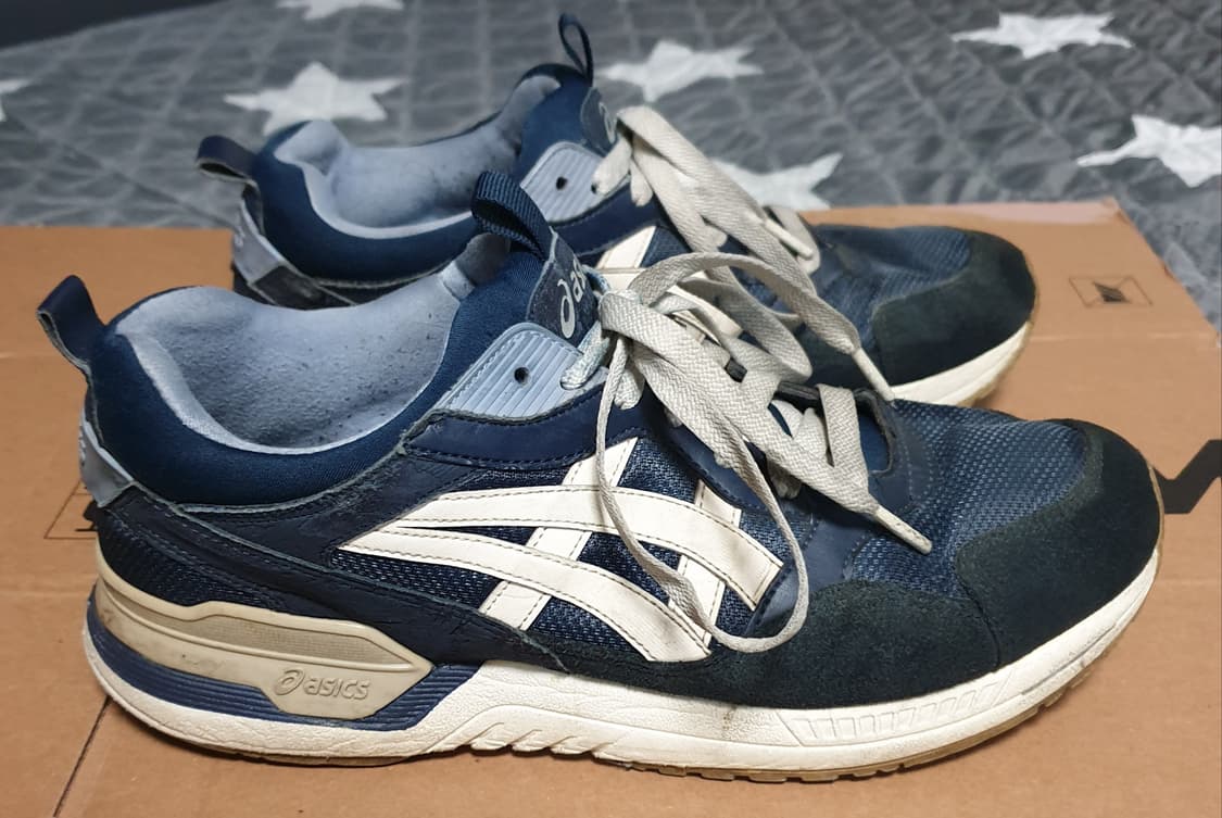 아식스 미드나잇90 스니커즈 네이비 (260) 상품이미지2