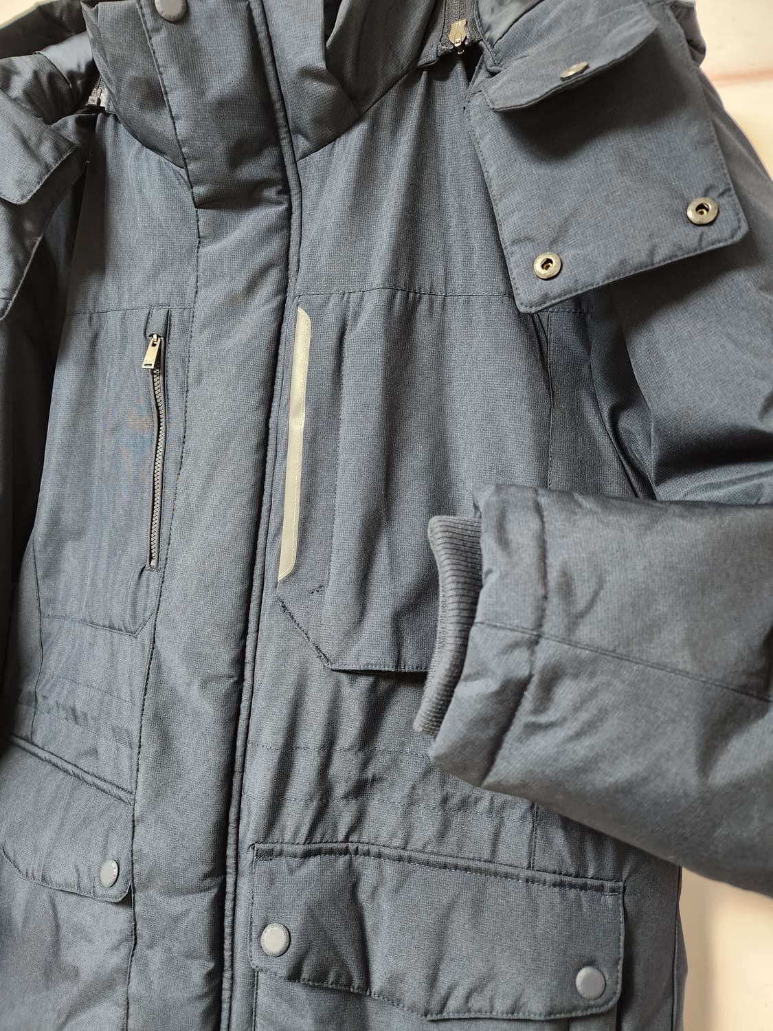 크로커다일 네이비 패딩 점퍼 상품이미지5