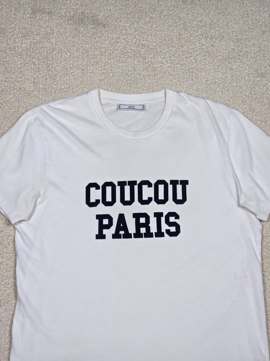 [아미] COUCOU PARIS 반팔 티셔츠 | S00167 상품이미지2