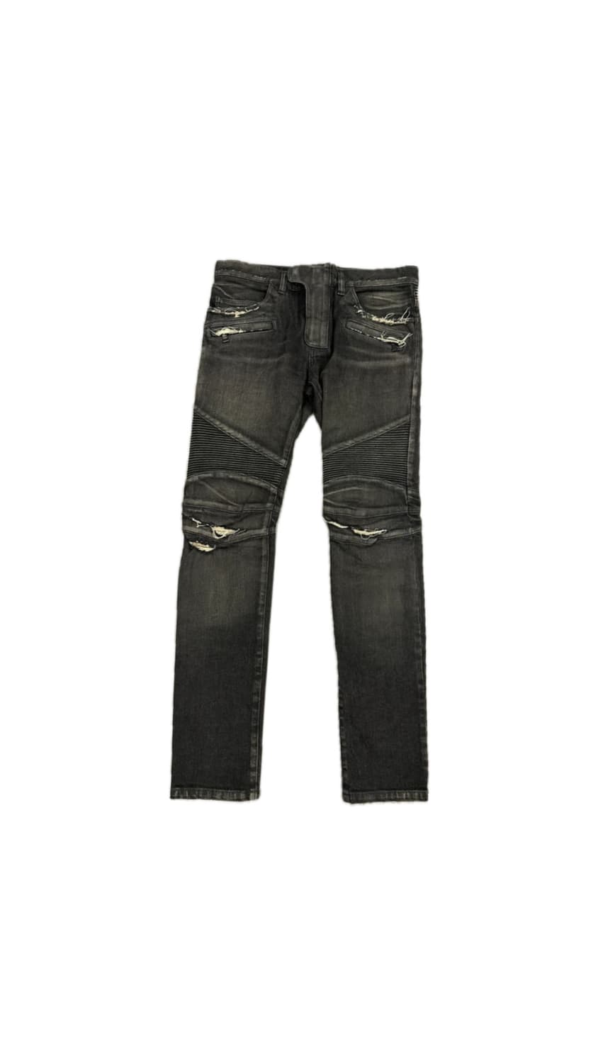 Balmain 16ss destroyed biker jeans 상품이미지1