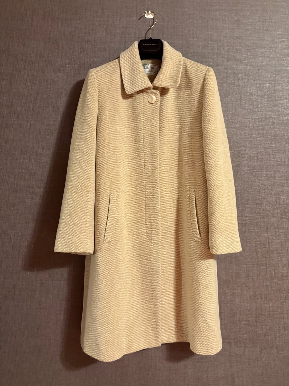 LABELDA 크리미 베이지 코트 Japan 상품이미지1