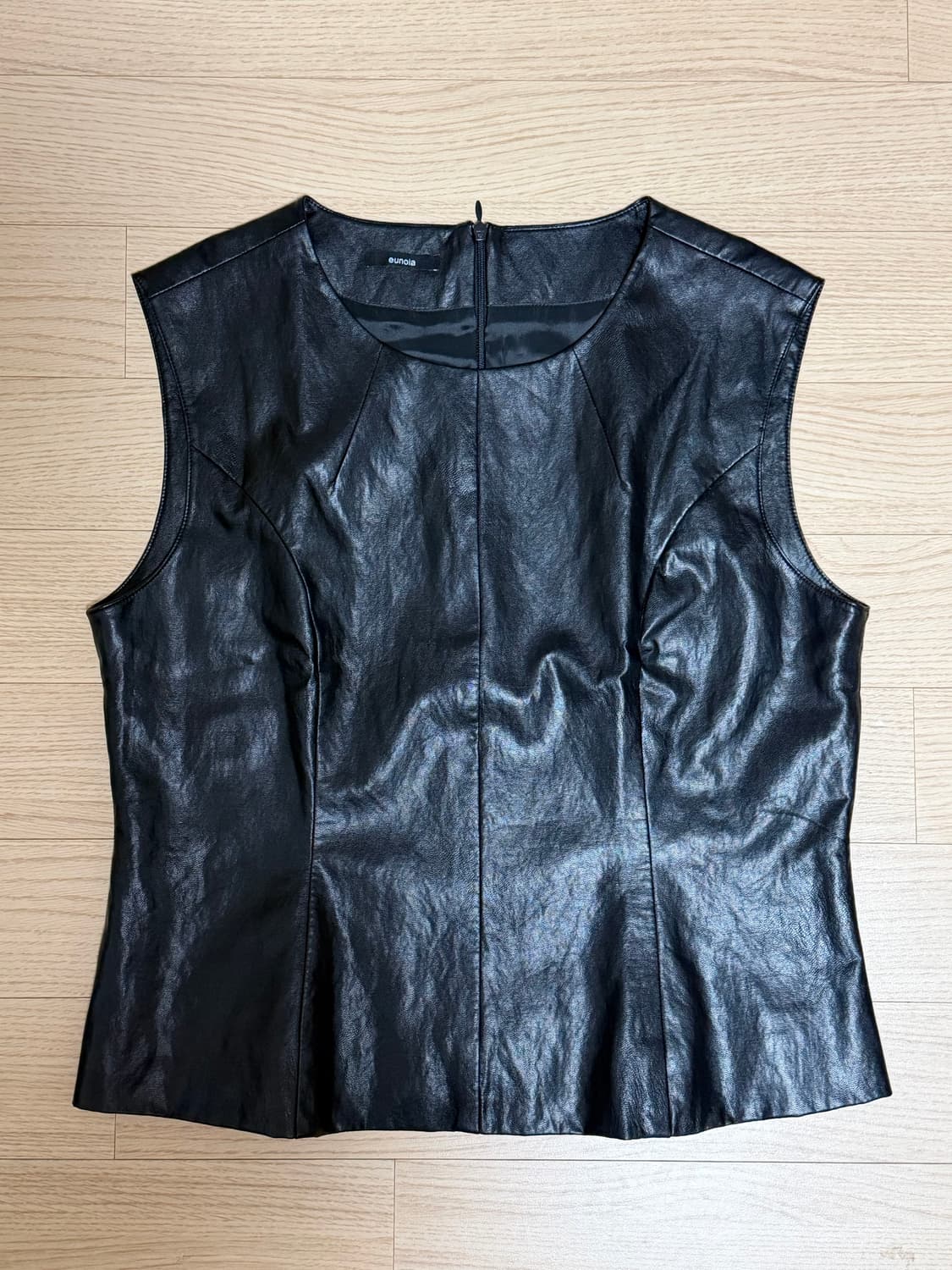 유노이아 레더 스커트 셋업 상품이미지2