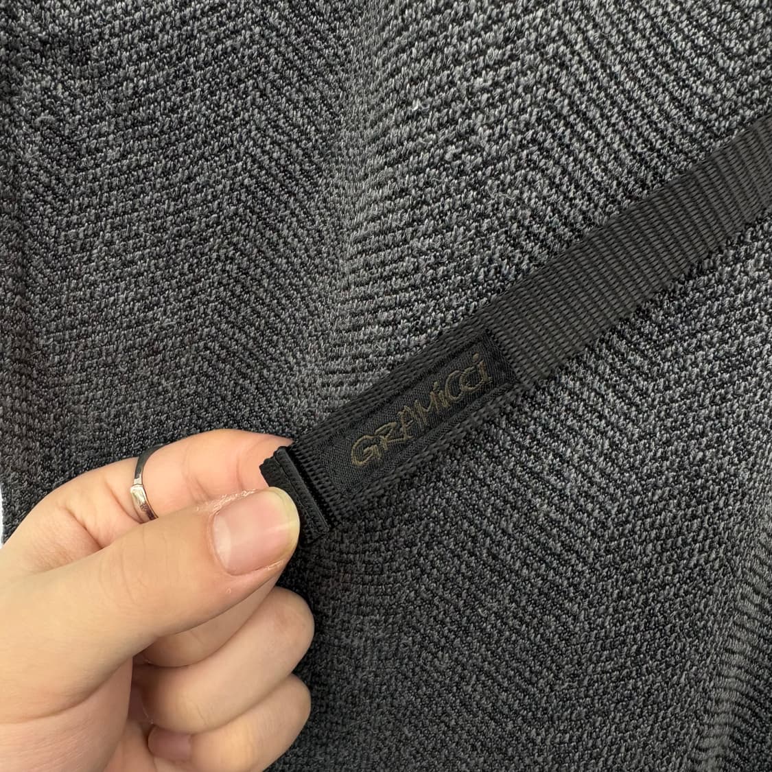 그라미치 다크그레이 벨티드 팬츠 32 상품이미지3