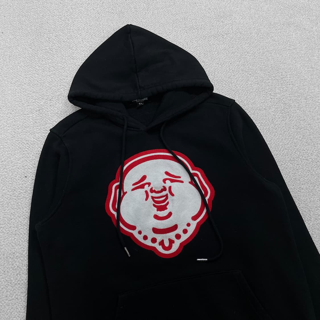 트루릴리전 부다 그래픽 후드티 블랙 상품이미지2