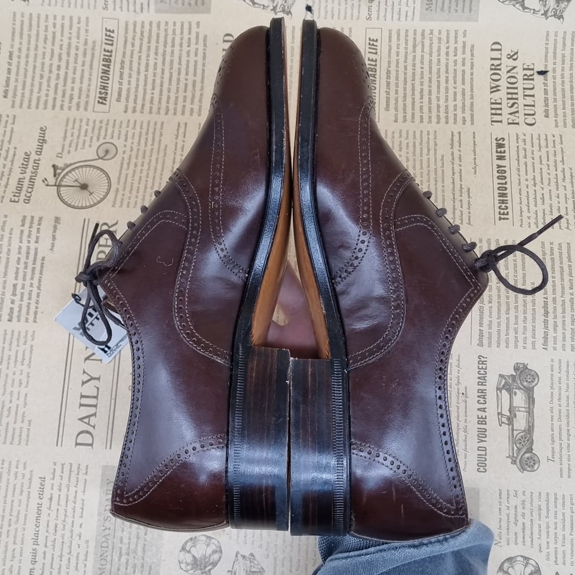 새상품 모레스키 남성구두250 상품이미지5