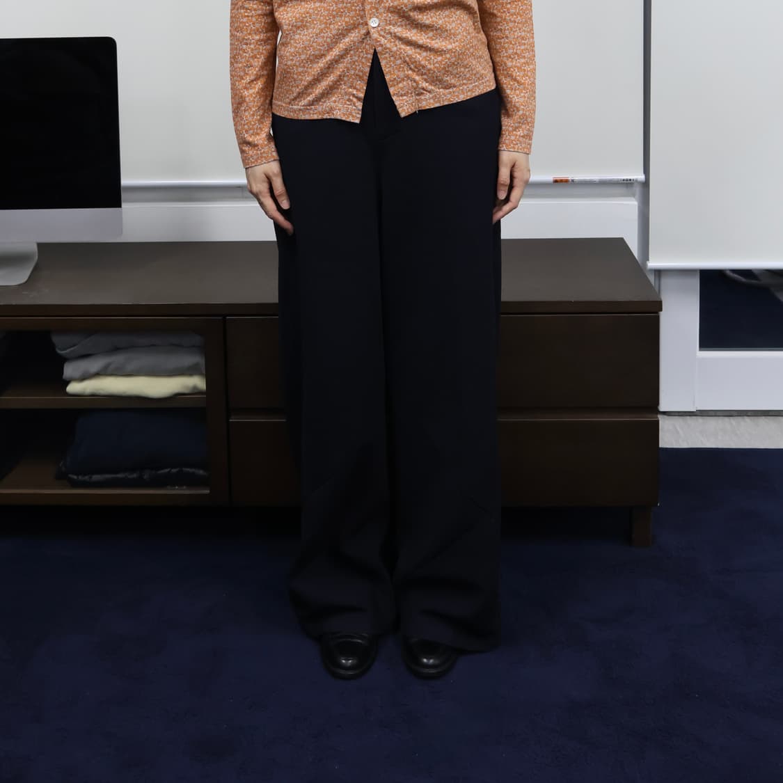 Gomme panel wide pants 상품이미지1
