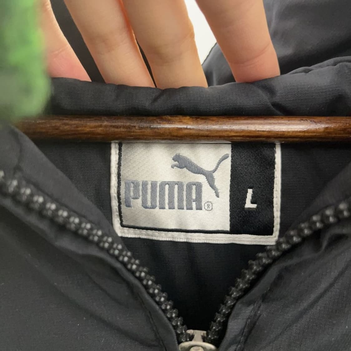 푸마 올드스쿨 레트로 슬리브배색 바람막이 자켓 L C08531 상품이미지5