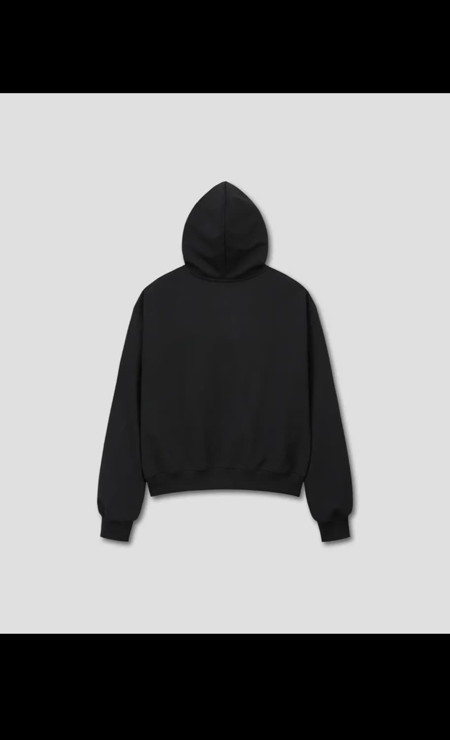 UNIFORM CROP HOOD ZIP-UP (BLACK) <1size> 상품이미지3