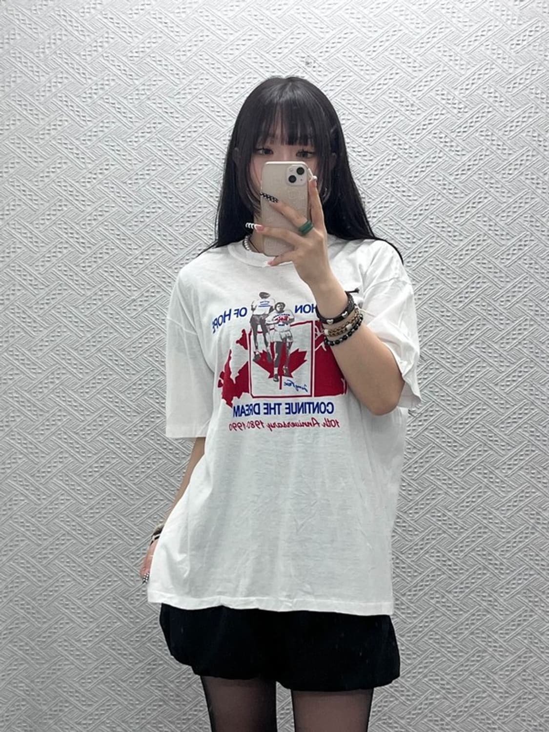 플로리다 빈티지 캐나다 마라톤 프린팅 반팔티 110 C10633 상품이미지1