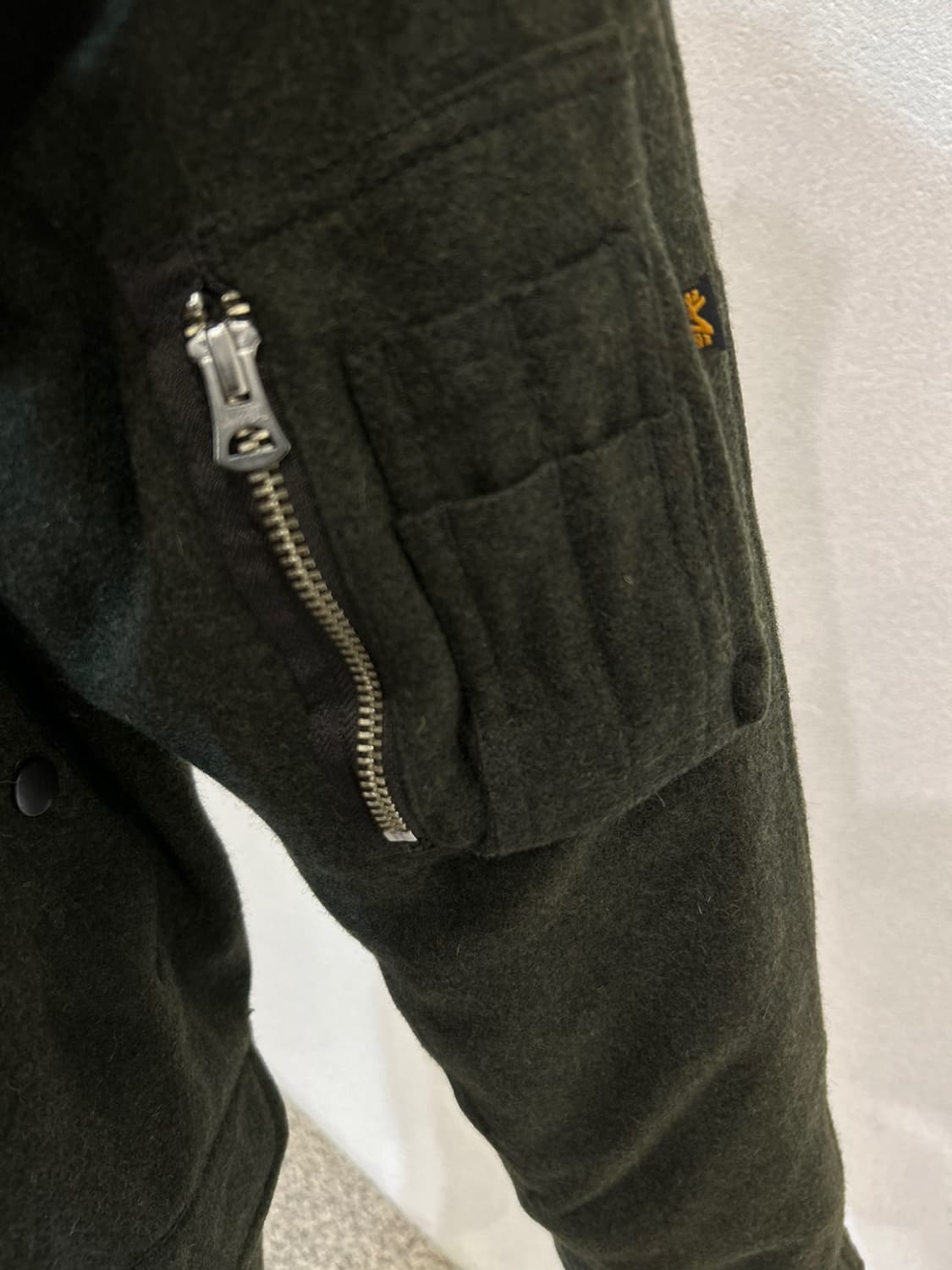 알파인더스트리 후드 울 점퍼 상품이미지3