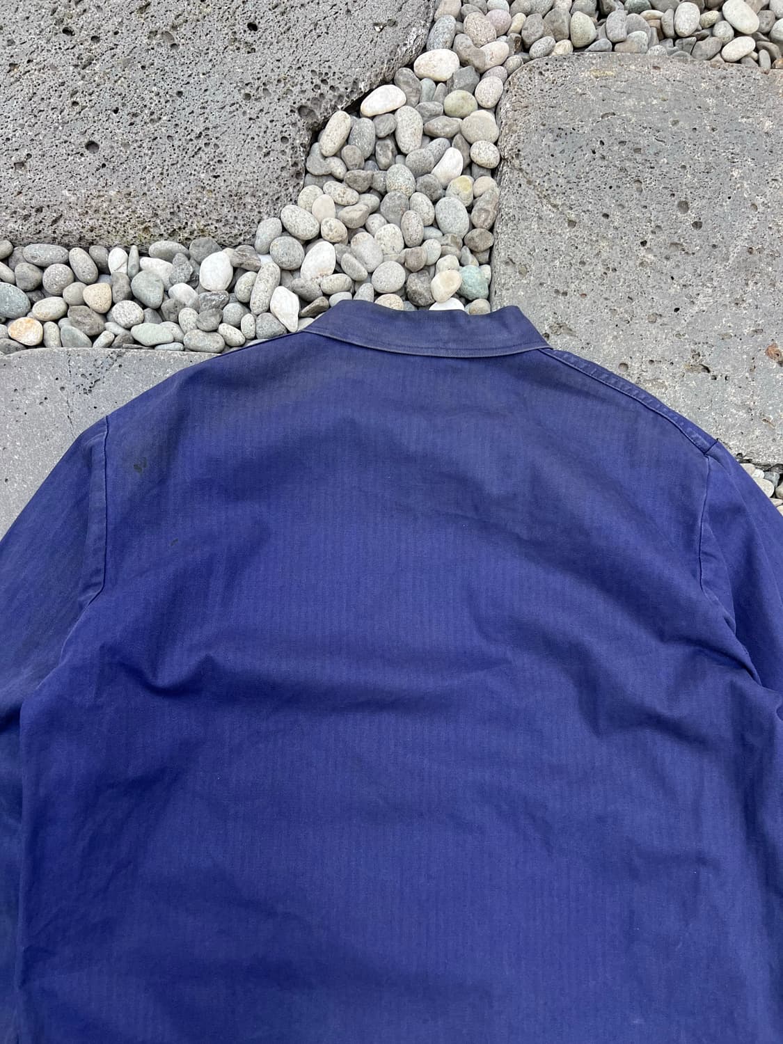 VINTAGE WASHING OLD HBT 헤링본트윌코튼 프렌치워크자켓 상품이미지7