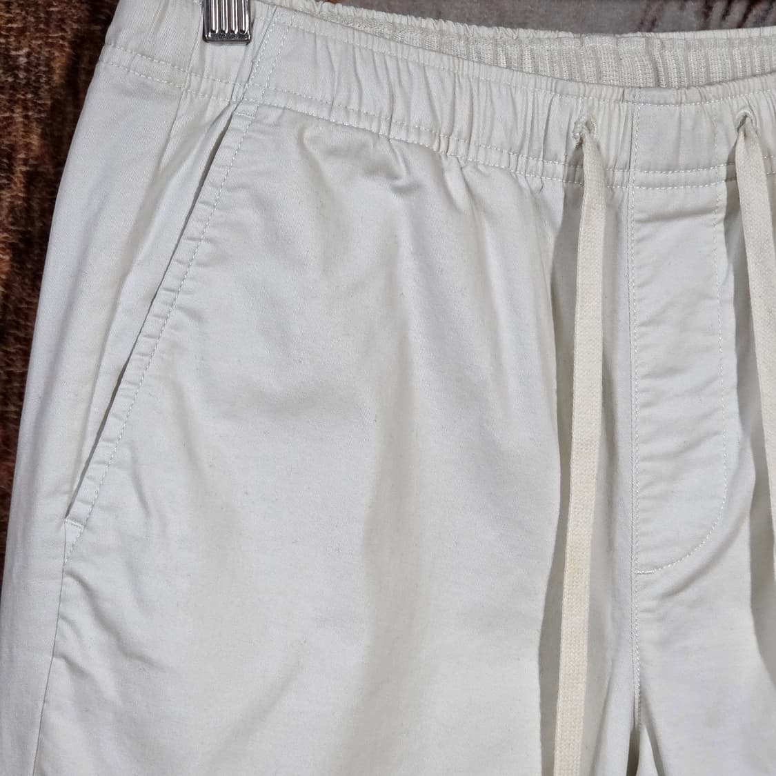 GAP 화이트 밴딩 코튼 팬츠 상품이미지2