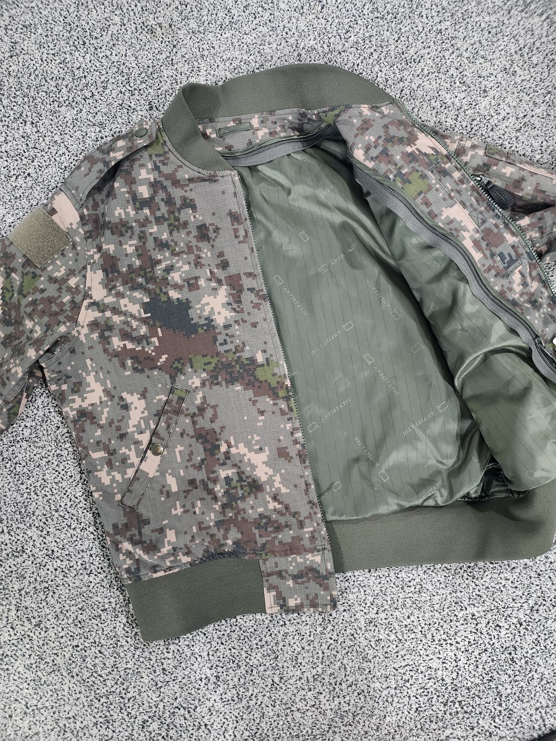 밀리터리 디지털 카모 전차병 점퍼 상태좋음 상품이미지3