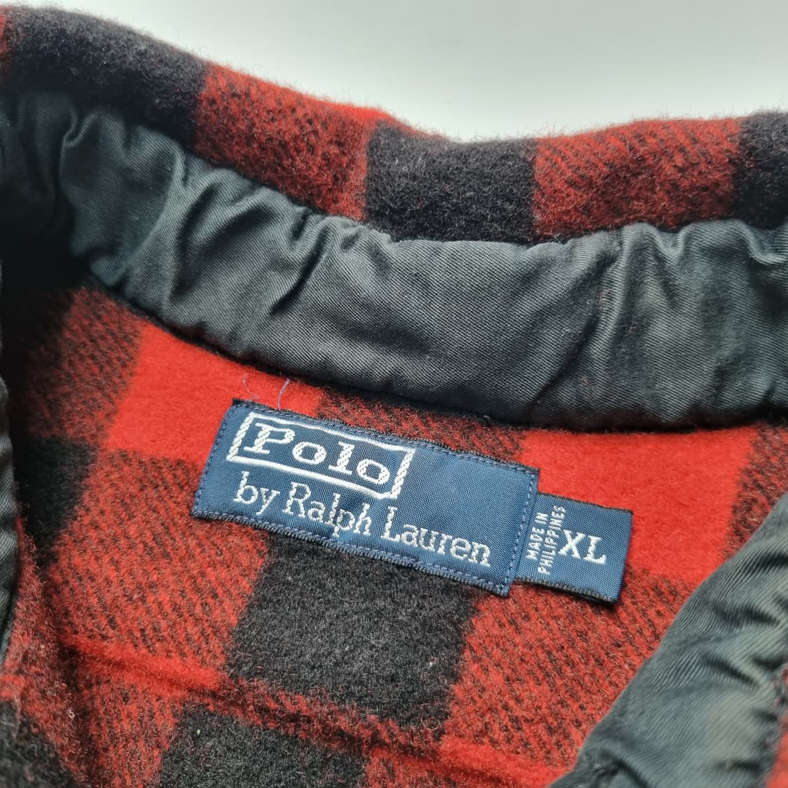 폴로 랄프로렌 버팔로 체크 울셔츠 XL 상품이미지3