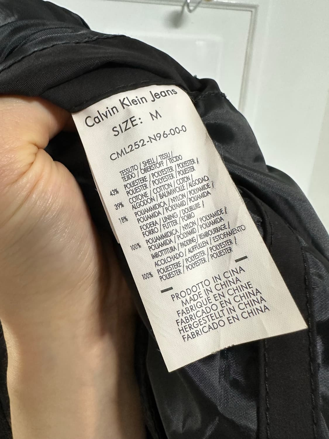 캘빈클라인 바이커자켓 상품이미지4