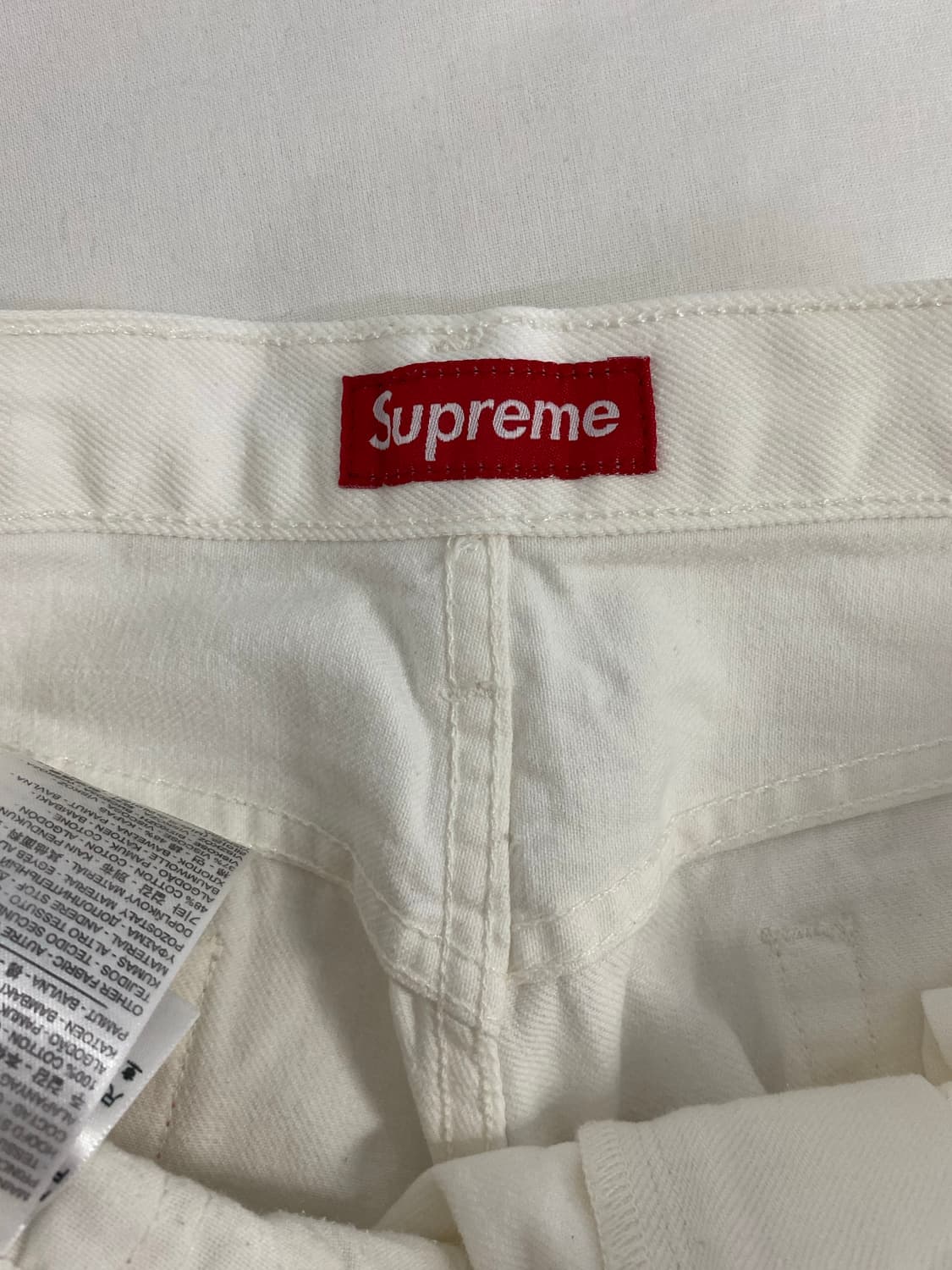 Levi’s x supreme 12fw 슈프림 리바이스 화이트데님 상품이미지5