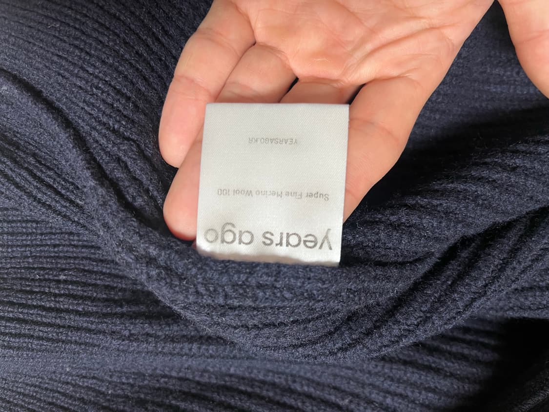 이얼즈어고 메리노울 100 가디건_다크네이버(2사이즈,M) 상품이미지8