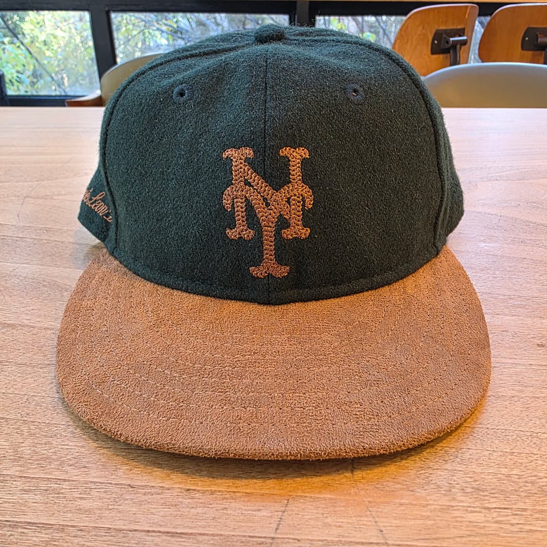 에임레온도르 X 뉴에라 뉴욕메츠 울 투톤 햇 그린 상품이미지3