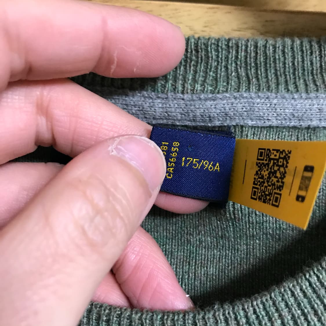 폴로 신형라인 카키 라운드니트 상품이미지4