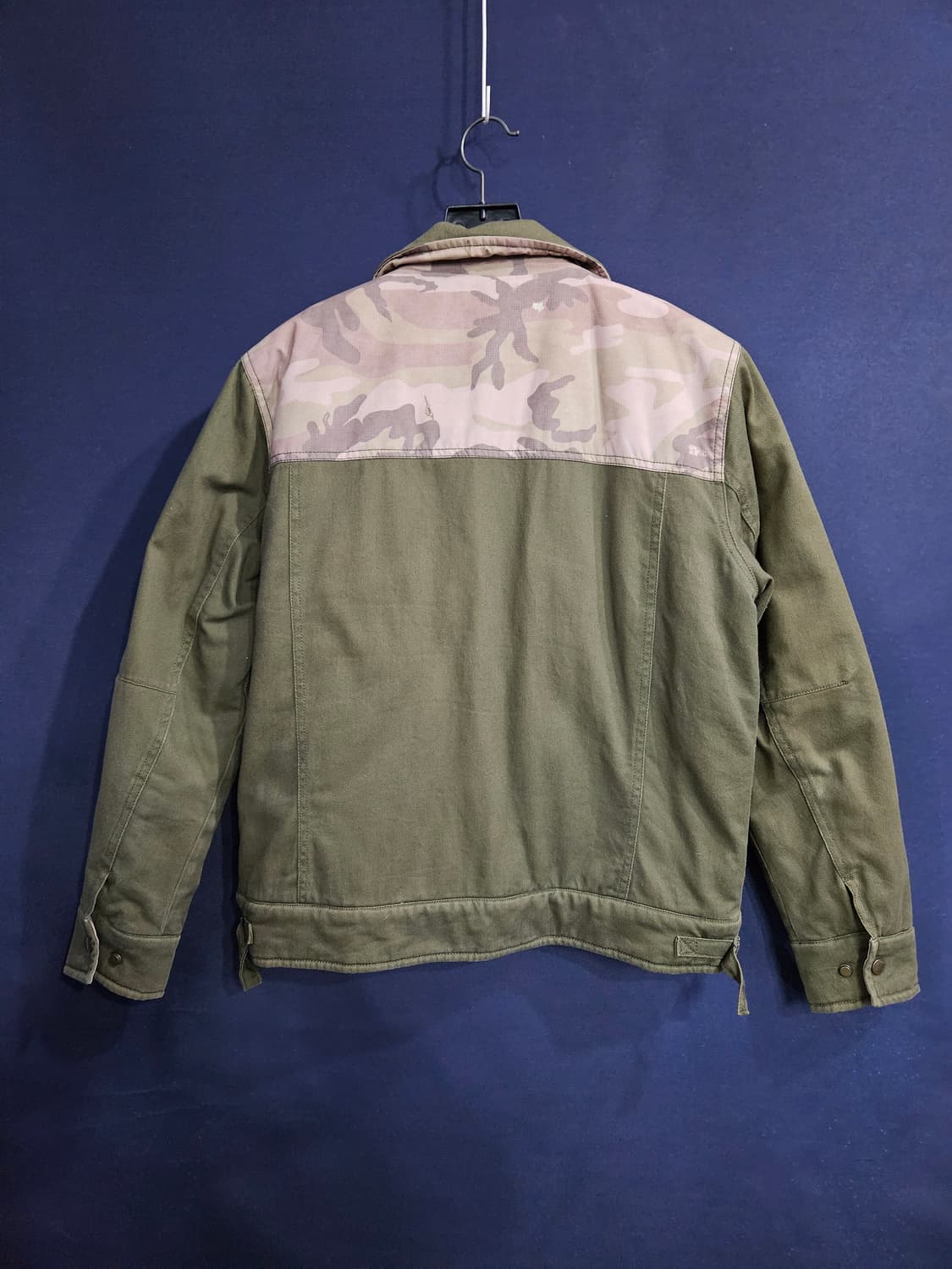 뉴에라 카키 남성 세미오버핏 105 데님 패딩자켓  상품이미지2