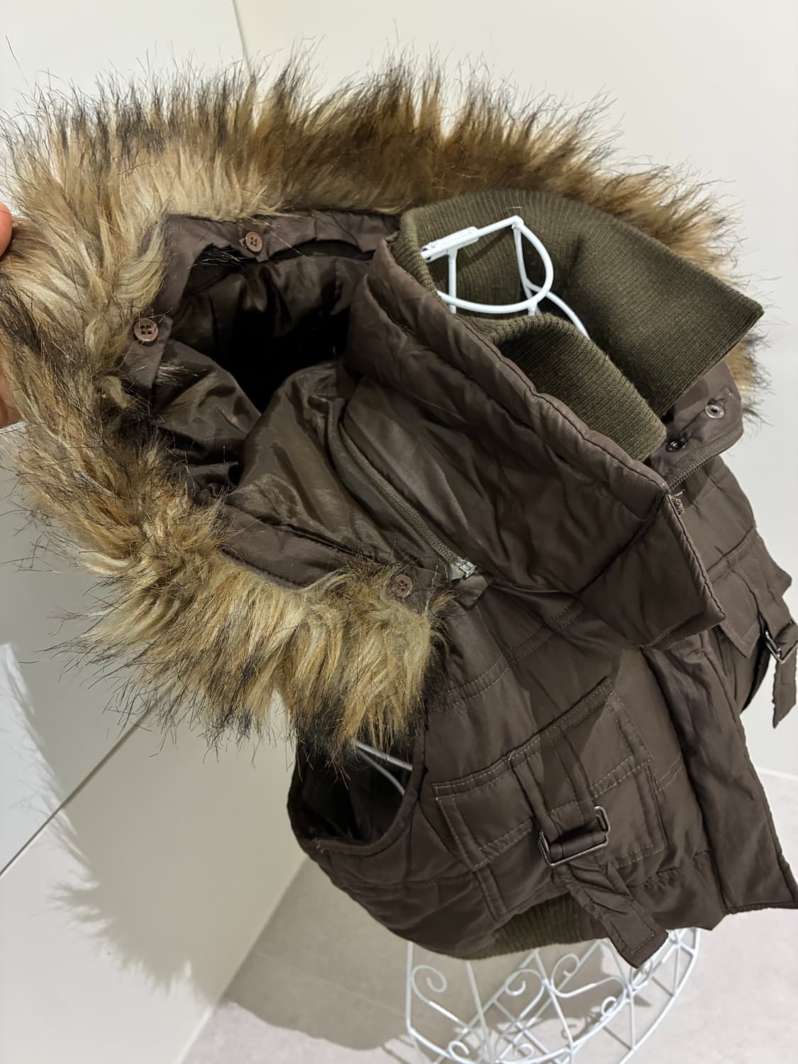 𝙵𝚞𝚛 𝚌𝚛𝚘𝚙𝚙𝚎𝚍 𝚙𝚊𝚍𝚍𝚎𝚍 𝚟𝚎 상품이미지5