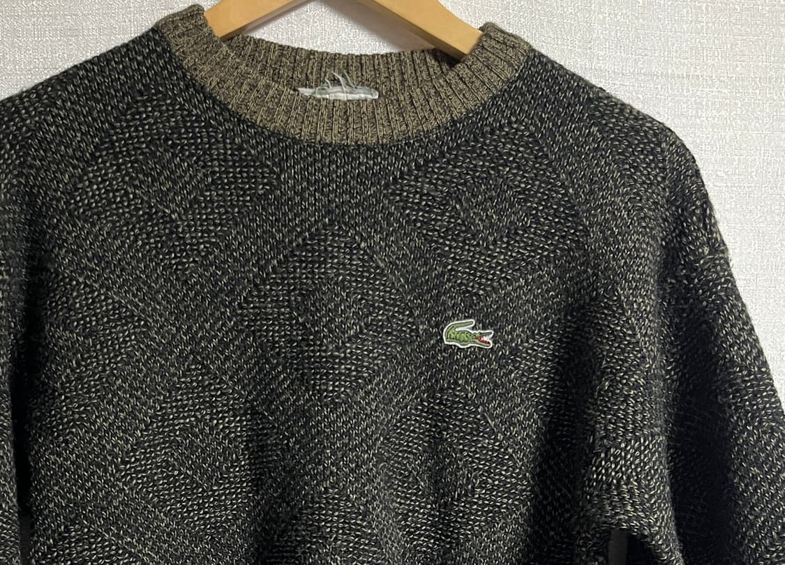 공용 라코스테 모 헤링본니트 스웨터 M 상품이미지4