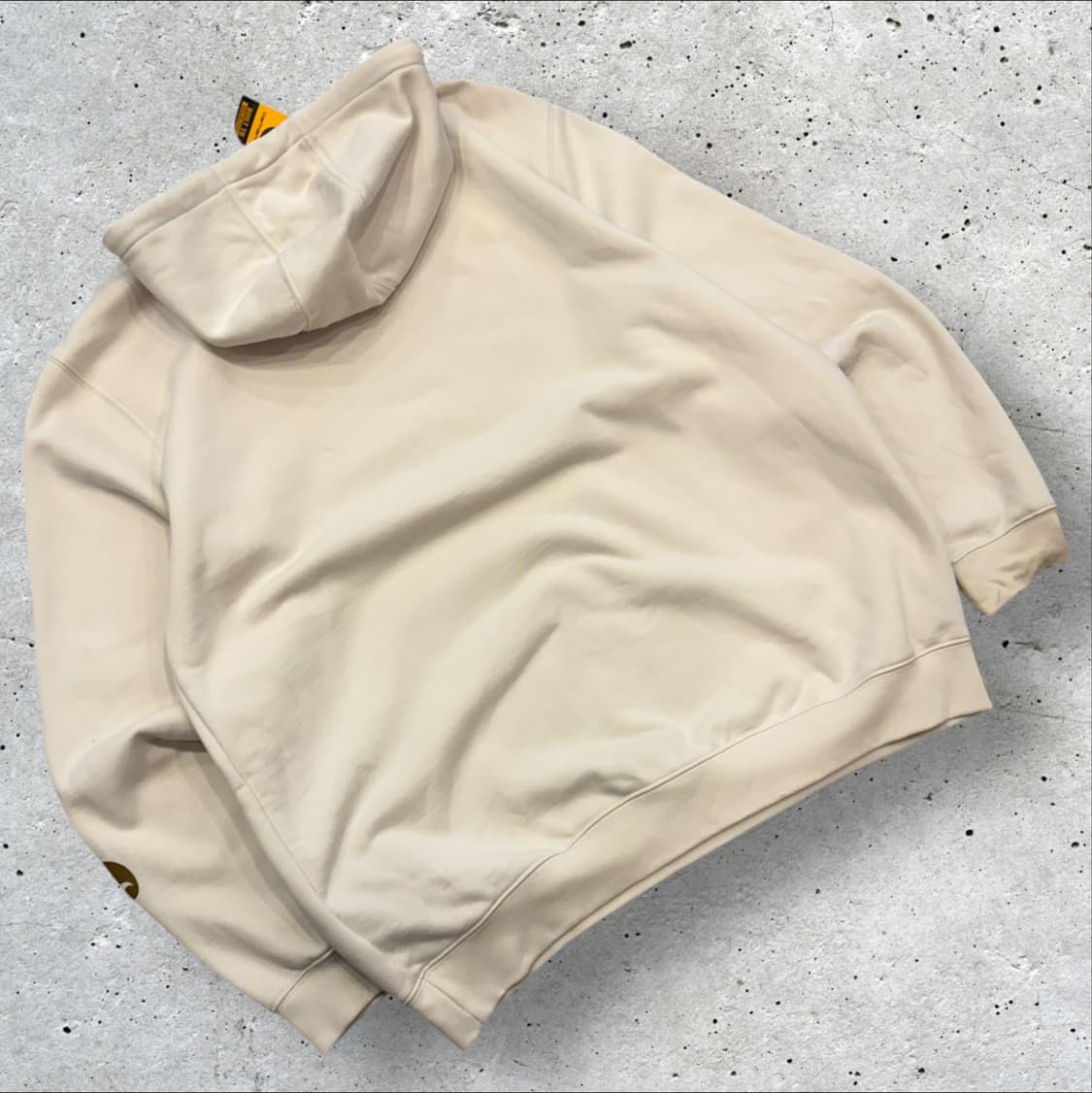 [XL] 칼하트 루즈핏 팔 로고 후드티 아이보리 새상품 C911 상품이미지2