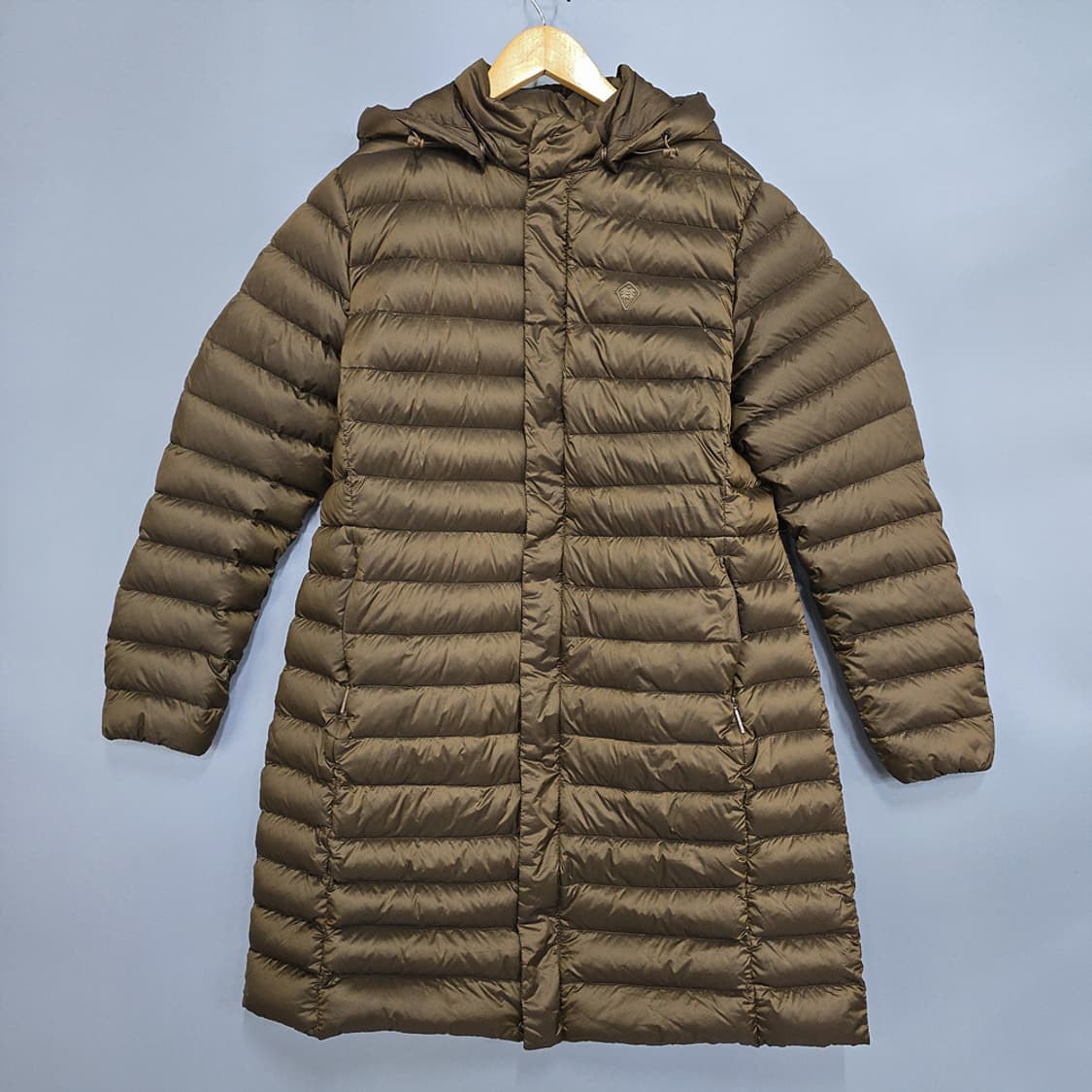 코오롱스포츠 경량 롱다운 패딩 브라운 105 상품이미지1