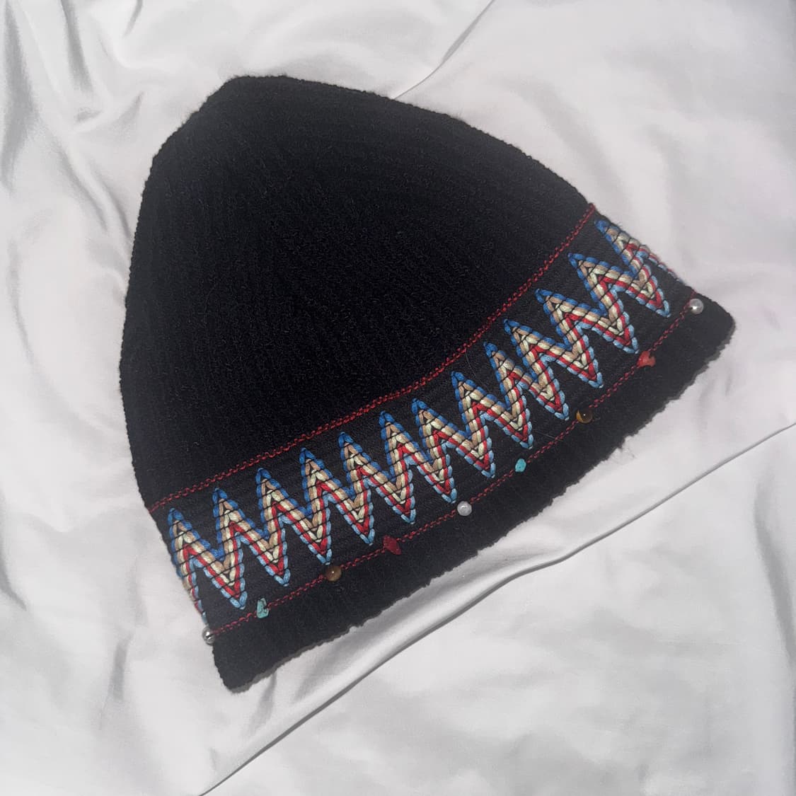 에씰미 에스닉 젬스톤 와치 캡 비니 상품이미지4