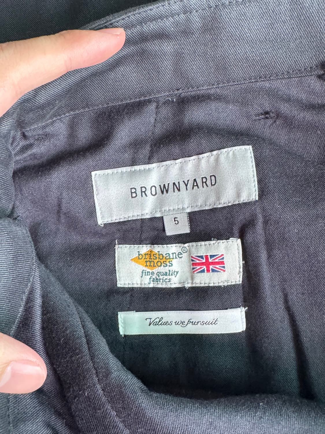 Brownyard 치노팬츠 블랙 상품이미지1