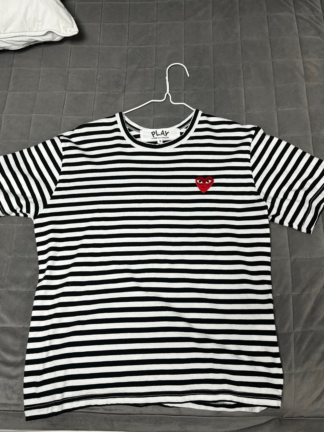 꼼데가르송 플레이 스트라이프 반팔티 상품이미지1