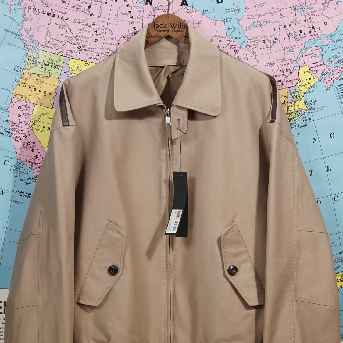 노이어 헤비 치노 블루종 자켓 상품이미지1