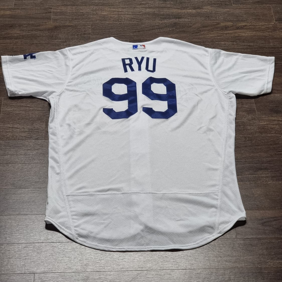 LA 다저스 마제스틱 어센틱 류현진 유니폼 44 (XL-2XL) 상품이미지7