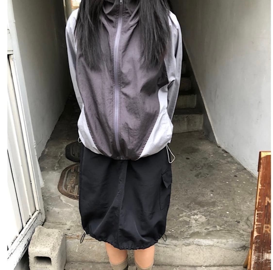 나일론 후드 레글런 바람막이 윈드점퍼 상품이미지1