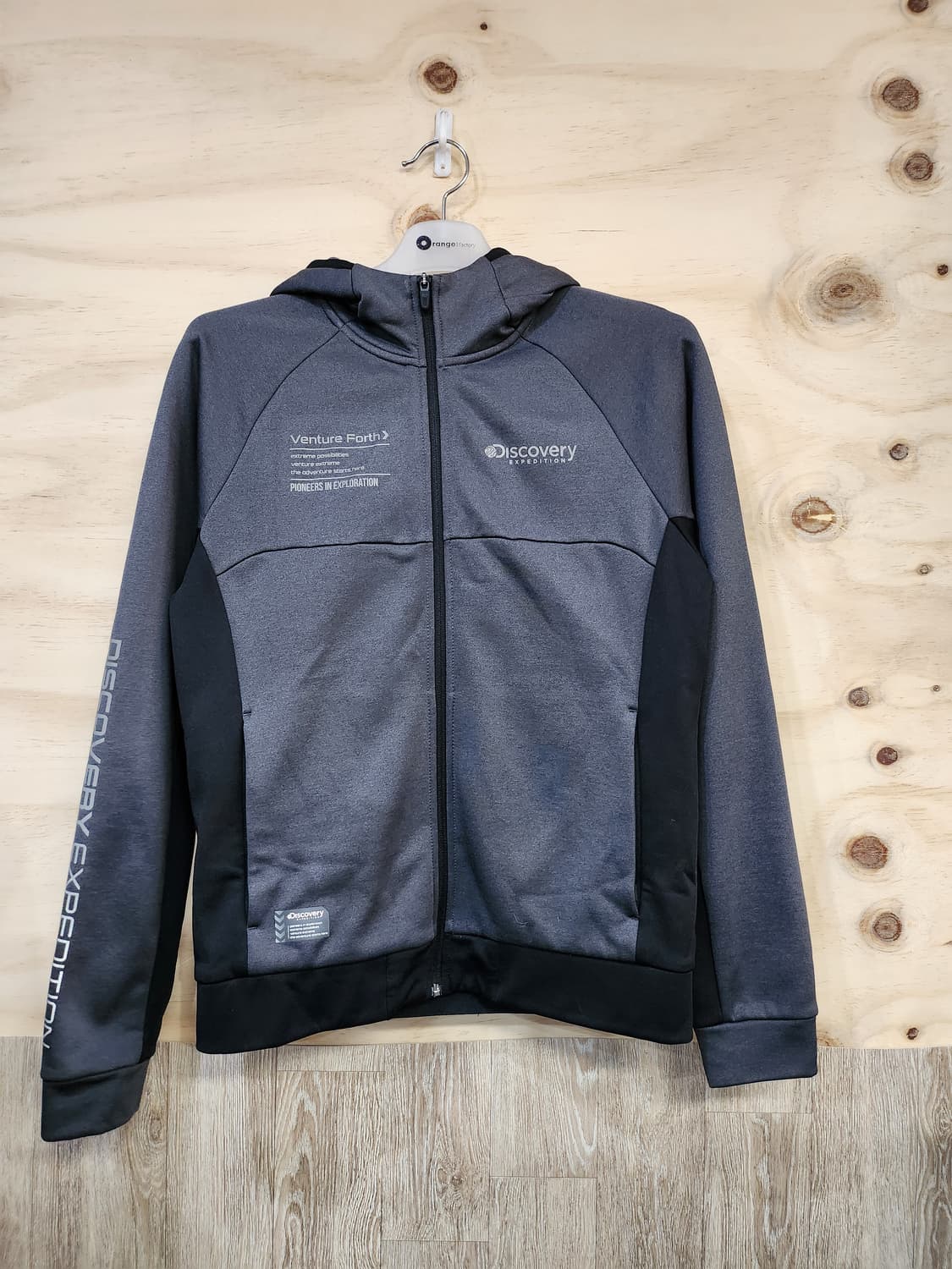 350) 디스커버리 기모 후드 집업 상품이미지1